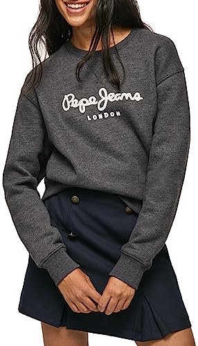 Pepe Jeans Damen Nanette N Sweatshirt, 999black, M EU von Pepe Jeans