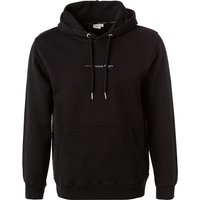 Pepe Jeans Herren Hoodie schwarz Baumwolle unifarben von Pepe Jeans