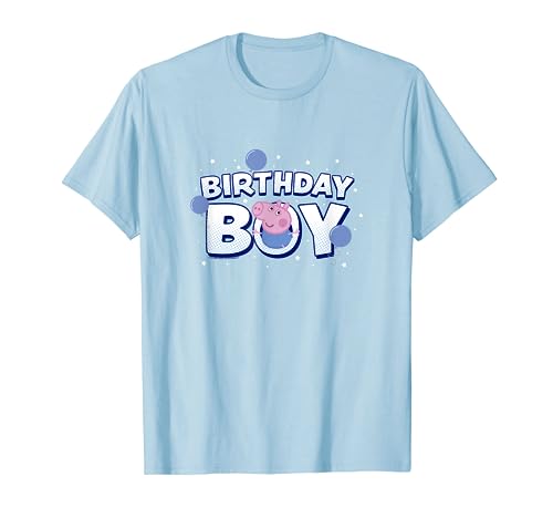 Peppa Pig George Birthday Boy Holiday Balloon Logo T-Shirt von Peppa Pig