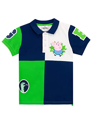 Peppa Pig Jungen George Pig Polohemd Mehrfarbig 122 von Peppa Pig