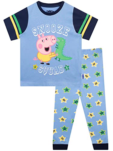 Peppa Pig Jungen Schlafanzug George Pig Blau 116 von Peppa Pig