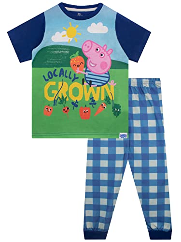 Peppa Pig Jungen Schlafanzug George Pig Mehrfarbig 116 von Peppa Pig