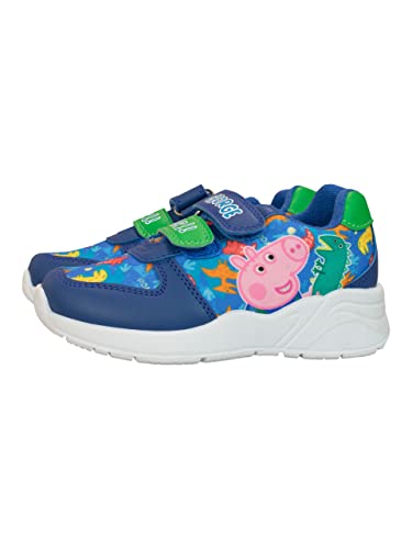 Peppa Pig Kinder Trainerschuhe George Pig Blauw EU24 (Manufacturer Size UK7) von Peppa Pig