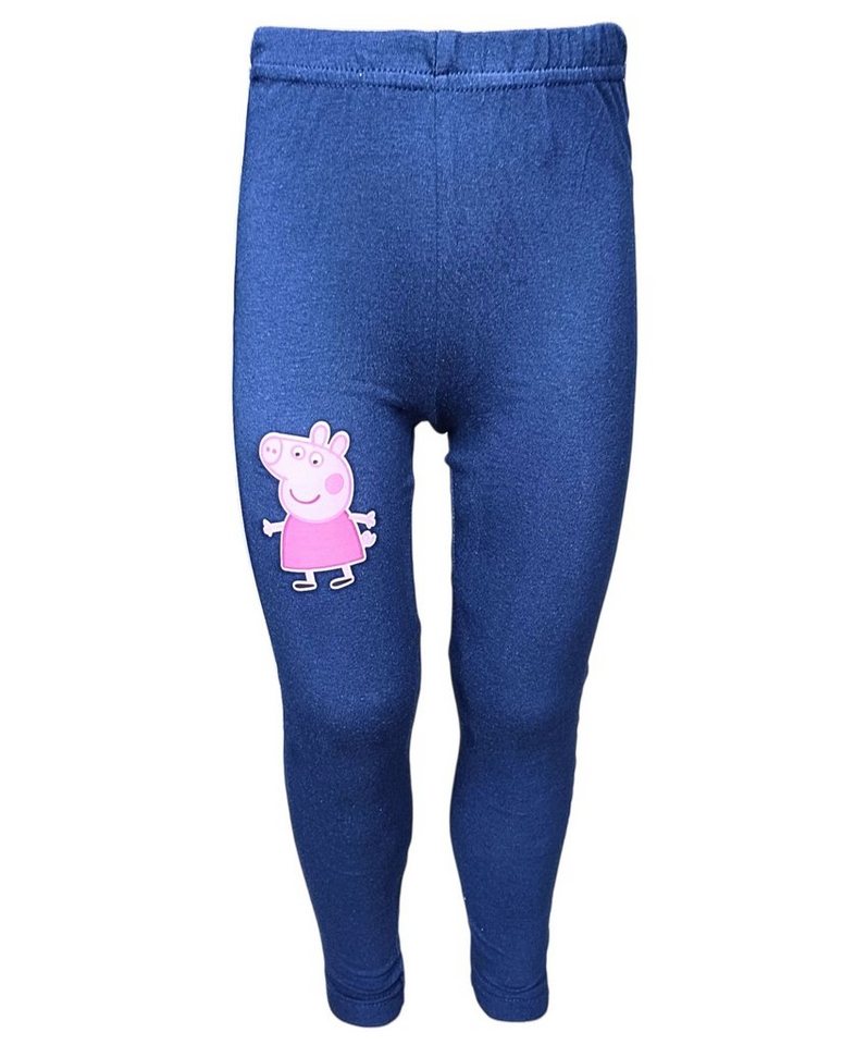 Peppa Pig Leggings Peppa Wutz Mädchen Jersey Leggings Größe 92-116 cm von Peppa Pig