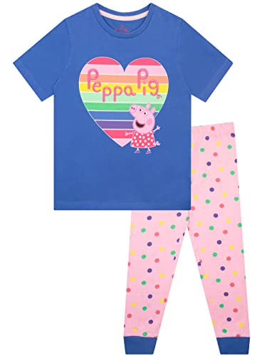 Peppa Pig Mädchen Schlafanzug Mehrfarbig 104 von Peppa Pig