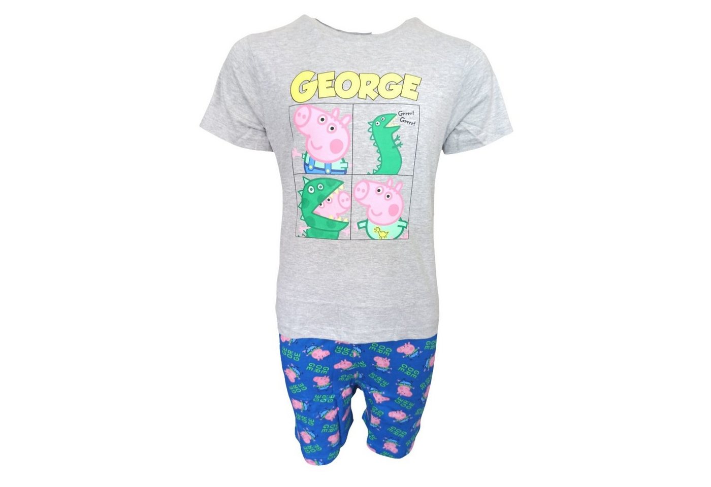 Peppa Pig Schlafanzug George (2 tlg) Kinder Pyjama kurz -Shortama Gr. 104-134 cm von Peppa Pig