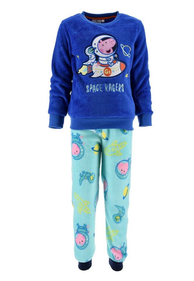 Peppa Pig Schlafanzug Peppa Wutz George Kinder Jungen Pyjama langarm Nachtwäsche (2 tlg) von Peppa Pig