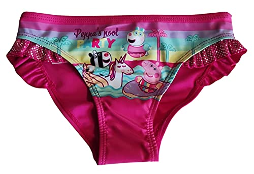 Peppa Wutz Badeanzug für Mädchen von 4 Jahren bis 6 Jahren, Original und offizieller Badeanzug für Sommer 2020, Pink 6 Jahre von Peppa Pig