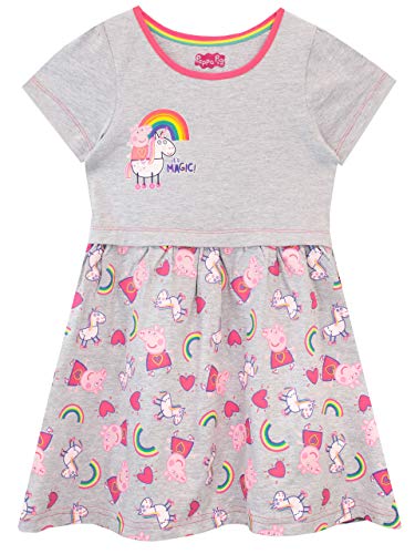 Peppa Wutz Mädchen Peppa Pig Kleid Mehrfarbig 110 von Peppa Pig