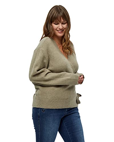 Peppercorn Damen Penelope Wrap Cardigan Curve Beige 48 von Peppercorn