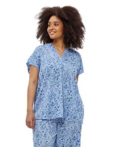 Peppercorn Women's Elies Blouse, Skyway Blue Print, XS von Peppercorn