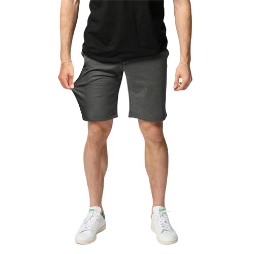 Performance Shorts Herren - Stilvolle Regular Fit Herren Shorts Stretch - Angenehme Praktische Männer Shorts für Business & Freizeit (DE/NL/SE/PL, Alphanumerisch, L, Regular, Regular, Dunkelgrau) von Performance Pants