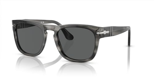 Persol Herren Po3333s Elio Sonnenbrille, Grau gestreift, 51 mm von Persol