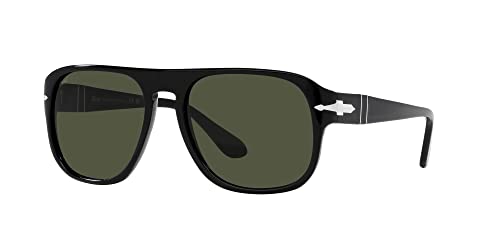 Persol JEAN PO 3310S Black/Grey Green 54/18/145 Unisex Sonnenbrillen von Persol