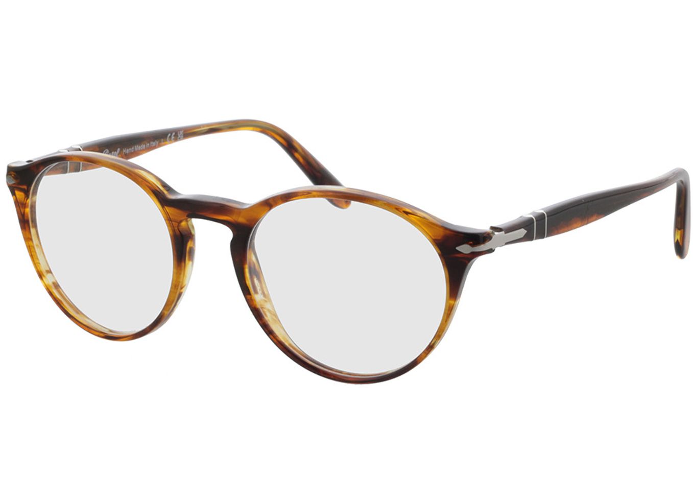 Persol PO3092V 9066 50-19 Brillengestell inkl. Gläser, Herren, Vollrand, panto von Persol