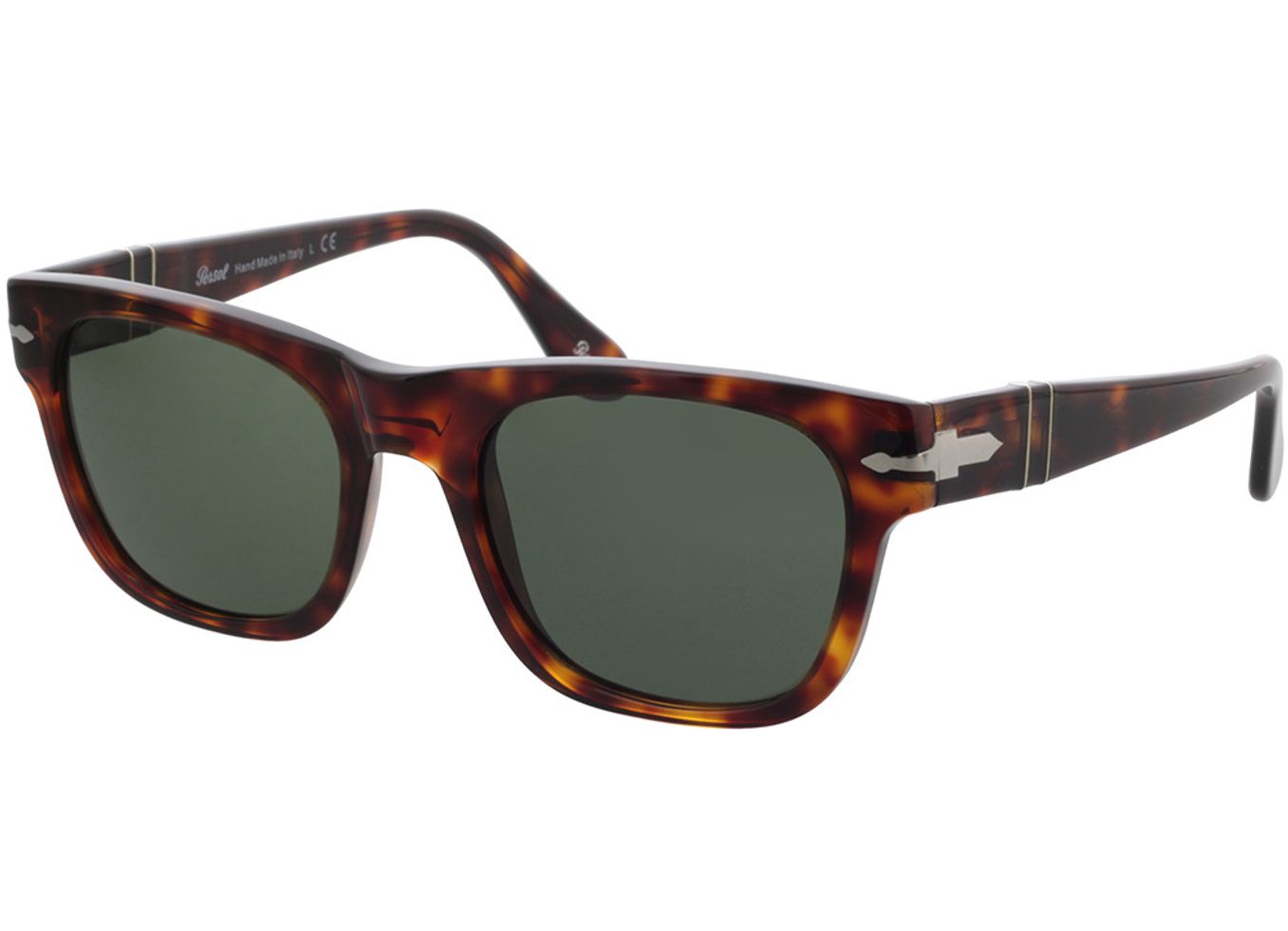 Persol PO3269S 24/31 52-20 Sonnenbrille ohne Sehstärke, Damen/Herren, Vollrand, Eckig von Persol