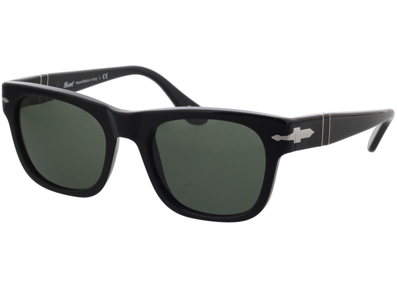 Persol PO3269S 95/31 52-20 Sonnenbrille mit Sehstärke erhältlich, Damen/Herren, Vollrand, Eckig von Persol