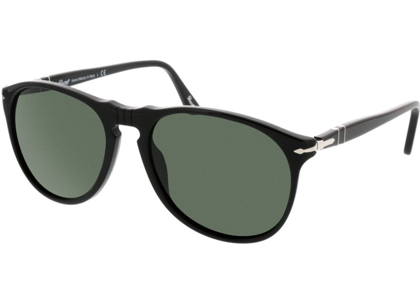 Persol PO9649S 95/31 55-18 Sonnenbrille mit Sehstärke erhältlich, Herren, Vollrand, Rund von Persol