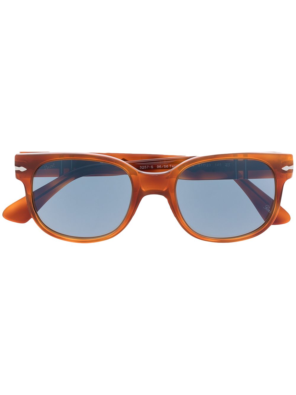Persol Sonnenbrille mit breitem Gestell - Orange von Persol