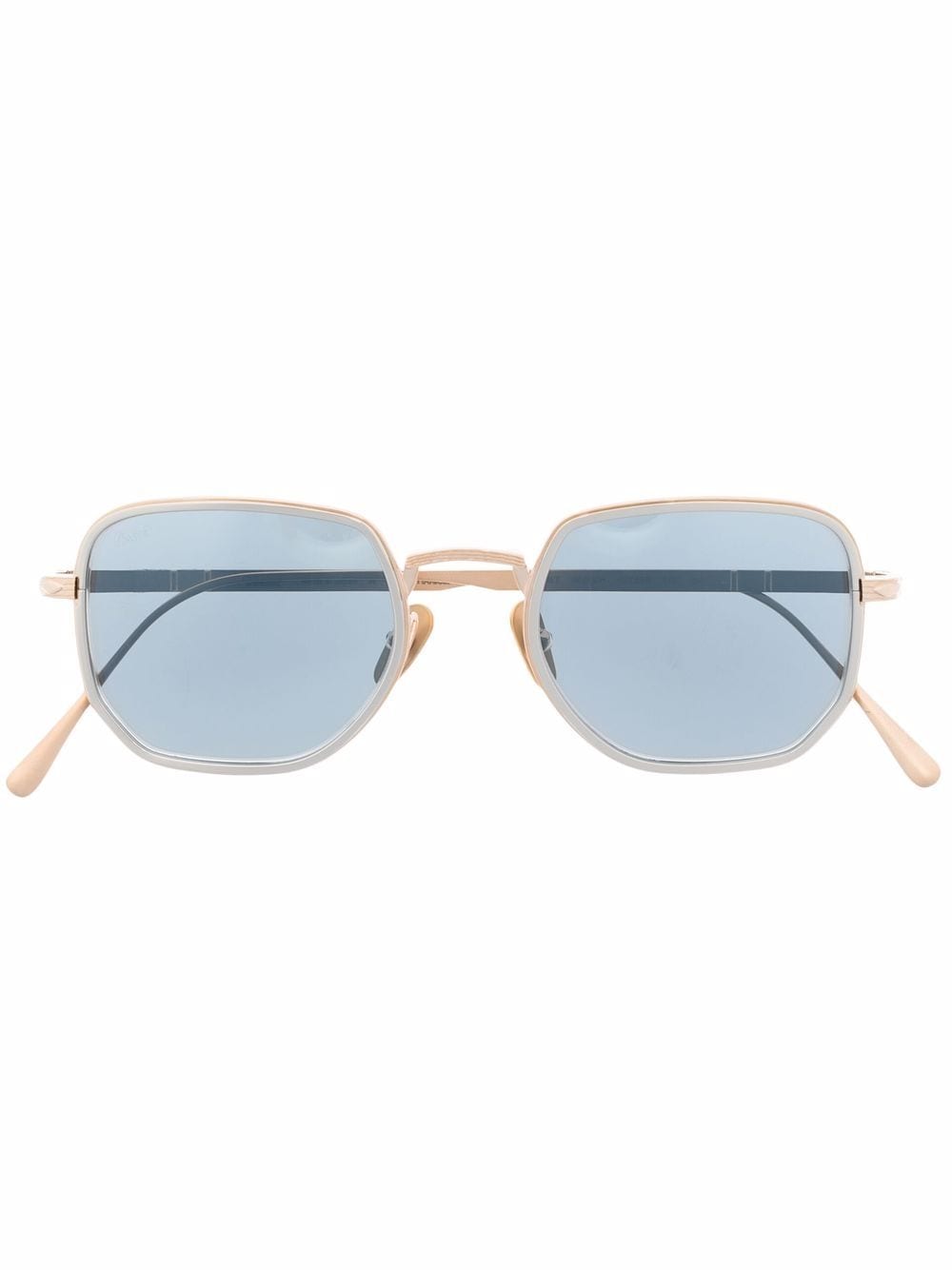 Persol Sonnenbrille mit geometrischem Gestell - Gold von Persol