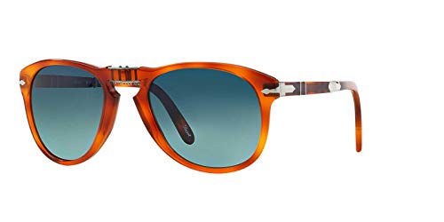 Persol Sonnenbrillen STEVE MCQUEEN LIMITED EDITION PO 0714SM Terra Di Siena/Blue Shaded 54/21/140 Unisex von Persol