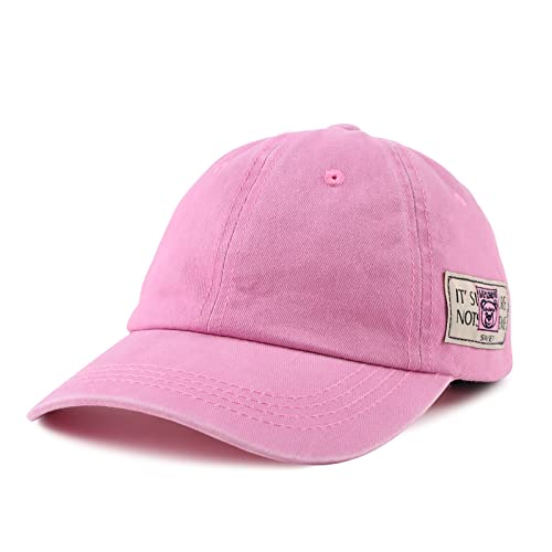 Pesaat Kinder Kappe mädchen Baseball Cap Junge Schirmmütze Sommer Sonnenschutz mütze Kids Cap für 2-6Jahen mit UV-Schutz(Rosa Rot) von Pesaat