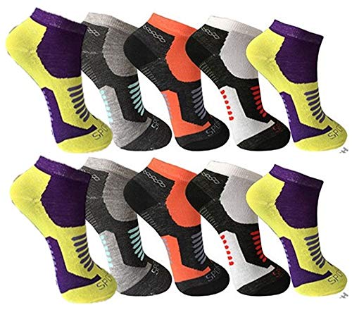 Pesail 10 Paar schöne Herren Sneaker Socken Größe 39-46 (43-46) von Pesail