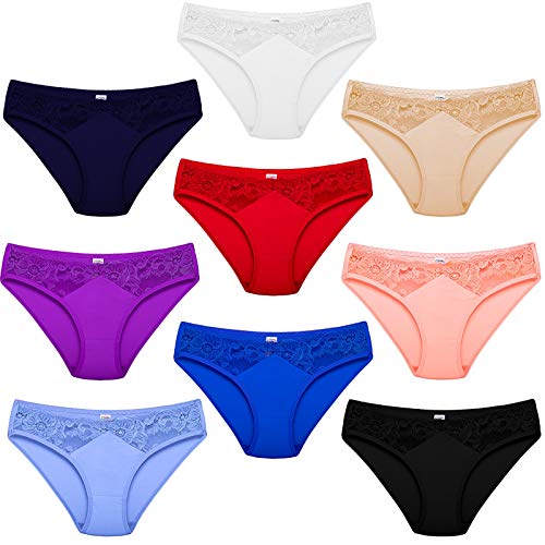 Pesail Unterhosen Damen Slips 10er Pack Frauen Unterwäsche 32-34 von Pesail