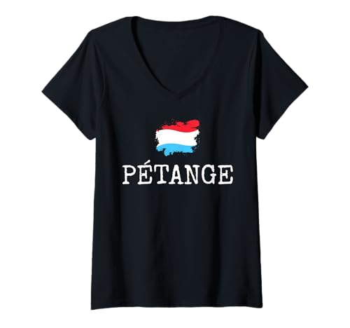 Damen Petange Country Luxenbourg Familienreise Herren Damen T-Shirt mit V-Ausschnitt Damen Petange Country Luxenbourg Familienreise Herren Damen T-Shirt mit V-Ausschnitt von Petange City Luxenbourg Vacation Toddler Kids