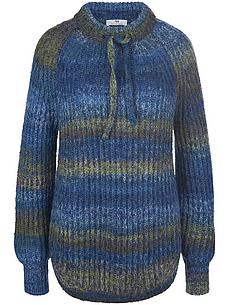 Pullover Stehbund Peter Hahn blau von Peter Hahn