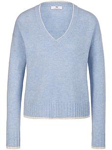 V-Pullover Peter Hahn blau von Peter Hahn