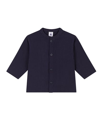 Petit Bateau Baby Jungen Langarm-Shirt, Blau Smoking, 6 Monate von Petit Bateau