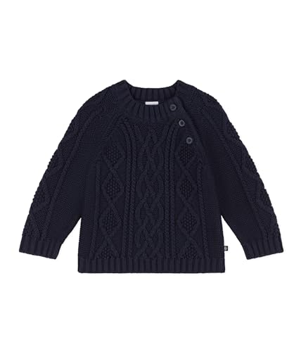 Petit Bateau Baby Jungen Pullover, Blau Smoking, 18 Monate von Petit Bateau