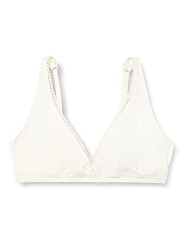 Petit Bateau Damen BH, Weiss Marshmallow, 80A von Petit Bateau