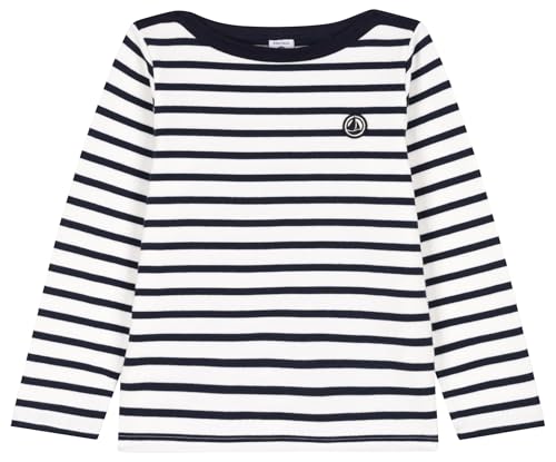 Petit Bateau Jungen Matrose, Weiss Marshmallow / Blau Smoking, 10 Jahre von Petit Bateau