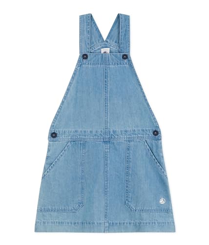 Petit Bateau Mädchen A09SC Robe, Denim Clair, 5 Jahre von Petit Bateau