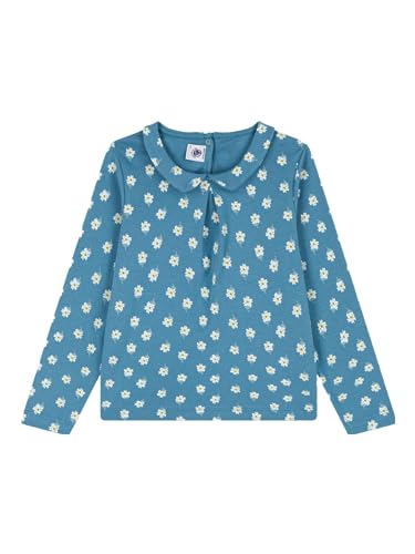 Petit Bateau Mädchen Langarm-T-Shirt, Blau Polochon / Mehrfarbig, 5 Jahre von Petit Bateau