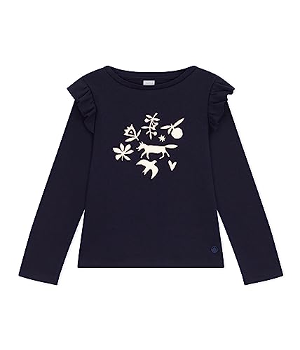 Petit Bateau Mädchen Langarm-T-Shirt, Blau Smoking, 12 Jahre von Petit Bateau