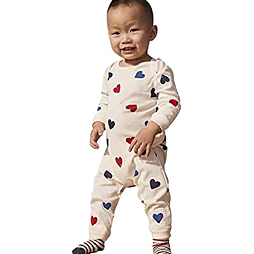 Petit Bateau Unisex Baby Pyjama ohne Fuß für einen guten Schlaf, Weiss Avalanche / Mehrfarbig, 3 Monate von Petit Bateau