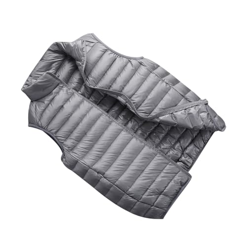 Daunenweste Herren Leicht Leichte Steppweste Herren Puffer Weste Warme Wattierte Weste Herren Winter Ärmellose Daunenjacke Jacke Ärmellos Herren Daunenweste Männer Puffer Vest Men Gilet Herren Grau L Daunenweste Herren Leicht Leichte Steppweste Herren Puffer Weste Warme Wattierte Weste Herren Winter Ärmellose Daunenjacke Jacke Ärmellos Herren Daunenweste Männer Puffer Vest Men Gilet Herren Grau L von Peuignao