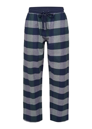 Phil & Co. Berlin warme Herren Flanell Pyjamahose, Schlafanzug, Pyjama Homewear kariert, Grösse:L, Farbe:Design 024 von Phil & Co. Berlin