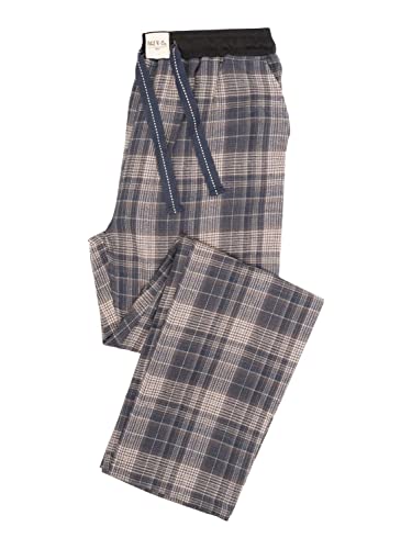 Phil & Co. Berlin warme Herren Flanell Pyjamahose, Schlafanzug, Pyjama Homewear kariert, Grösse:L, Farbe:Design 014 von Phil & Co. Berlin