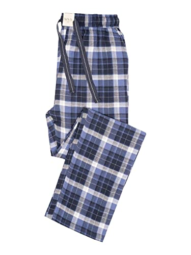 Phil & Co. Berlin warme Herren Flanell Pyjamahose, Schlafanzug, Pyjama Homewear kariert, Grösse:L, Farbe:Design 015 von Phil & Co. Berlin