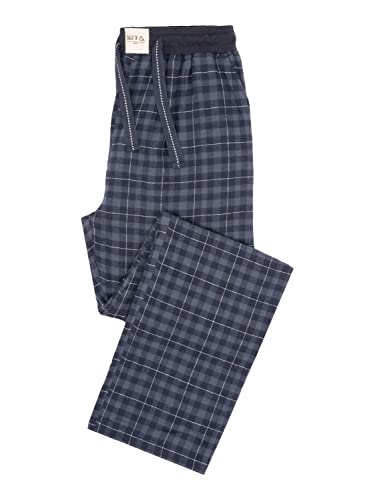 Phil & Co. Berlin warme Herren Flanell Pyjamahose, Schlafanzug, Pyjama Homewear kariert, Grösse:XL, Farbe:Design 04 von Phil & Co. Berlin