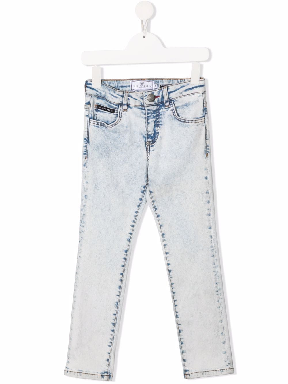 Philipp Plein Junior Iconic Plein Regular-Cut-Jeans - Blau von Philipp Plein Junior