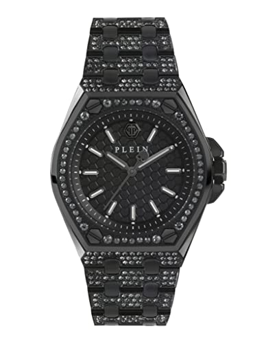 Philipp Plein Damen Analog Quarz Uhr mit Edelstahl Armband PWJAA1022 von Philipp Plein