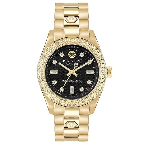 Philipp Plein Damen Analog Quarz Uhr mit Edelstahl Armband mid-33196 von Philipp Plein