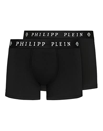 Philipp Plein Herren Boxer Skull Bipack Schwarz Medium von Philipp Plein