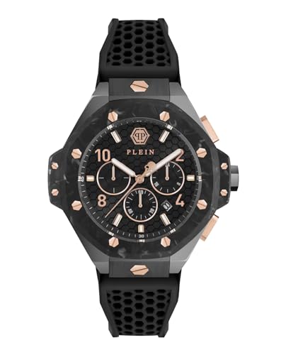 Philipp Plein Herren Uhr Analog Quarz Plein Chrono ROYAL 46 MM PWPRA0524 Silikon von Philipp Plein