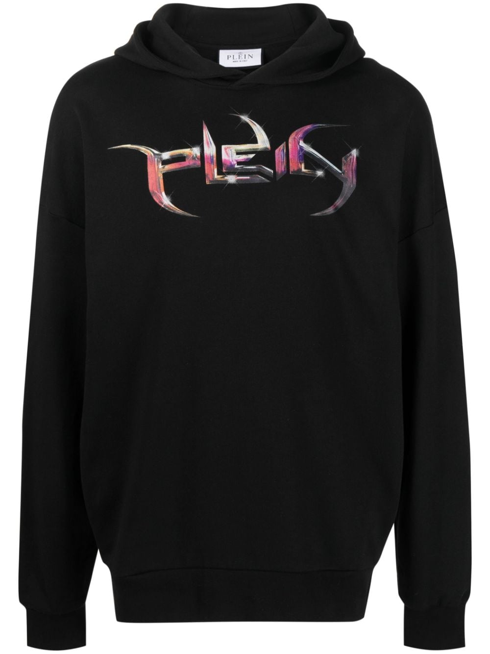 Philipp Plein Hoodie mit Logo-Print - Schwarz von Philipp Plein